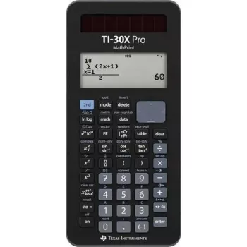 Teaduslik kalkulaator Texas Instruments TI-30 X Pro MathPrint — 2-real ekraan, akutoitega