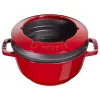 Fondüükomplekt Staub 18 cm Cherry, ümmargune 0,25 L, 187×100 mm, 4,6 kg