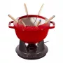 Fondüükomplekt Staub 18 cm Cherry, ümmargune 0,25 L, 187×100 mm, 4,6 kg