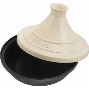 Malmist tajine Staub 20 cm ümmargune kreem, mudel 40509-394