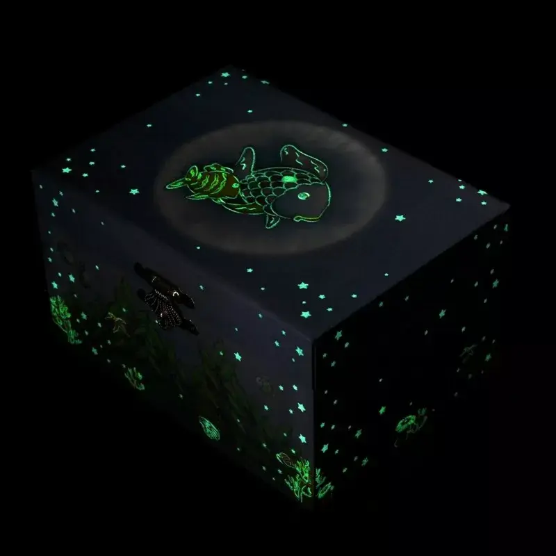 Trousselier ehtekarp-muusikakarp „Rainbow Fish“, Night Glow