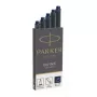 Parker 1950385 täitesulepea tindipadrunid Must, Sinine 5 tk