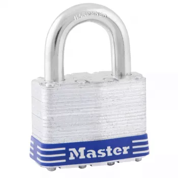 MASTERLOCK tabalukk 51 mm lamineeritud terasest korpusega ja tihvtpüstikumehhanismiga