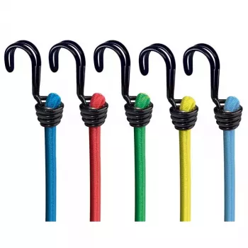 Bungee-nöör MASTER LOCK Reverse Twin Wire komplekt mitmevärviline 10 tk
