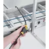 Python reguleeritav lukustuskaabel MASTER LOCK 1,8 m x 10 mm must kollane