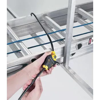 Python reguleeritav lukustuskaabel MASTER LOCK 1,8 m x 10 mm must kollane