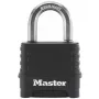 Tabalukk MASTER LOCK M178EURD 57mm lai Excell tsinkkerega isevalitav kombinatsioon, must