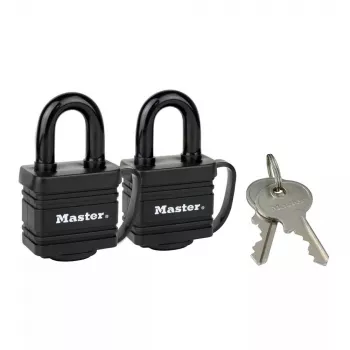 Tablukk MASTER LOCK 7804EURT 2 x 40 mm lamineeritud terasest must