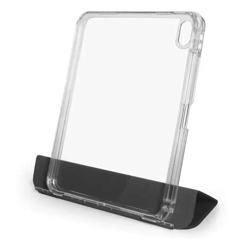 Tahvelarvuti raamatuümbrise Port Designs 201350 iPad 10,9 tolli (27,7 cm) jaoks, PET, 3 püstitusrežiimi, must/läbipaistev