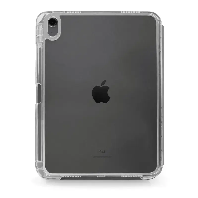 Tahvelarvuti raamatuümbrise Port Designs 201350 iPad 10,9 tolli (27,7 cm) jaoks, PET, 3 püstitusrežiimi, must/läbipaistev