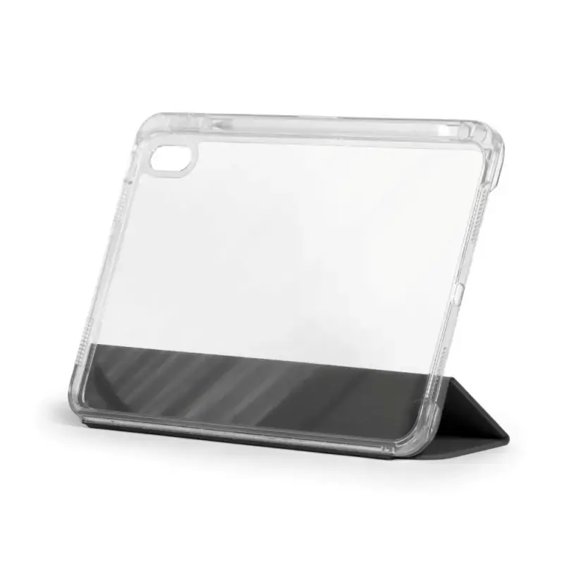 Tahvelarvuti raamatuümbrise Port Designs 201350 iPad 10,9 tolli (27,7 cm) jaoks, PET, 3 püstitusrežiimi, must/läbipaistev