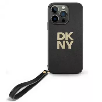 Kõva ümbris DKNY DKHCP16XPBSWSK iPhone 16 Pro Max 6,9-tollisele ekraanile — must, randmepaelaga