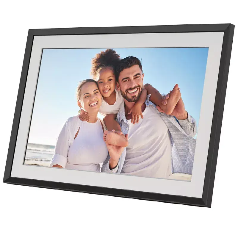 Digitaalne pildiraam AgfaPhoto APF1000WIFI 10 tolli (25,4 cm) IPS 1280x800 puuteekraan Wi-Fi 32 GB MicroSD USB-C Must