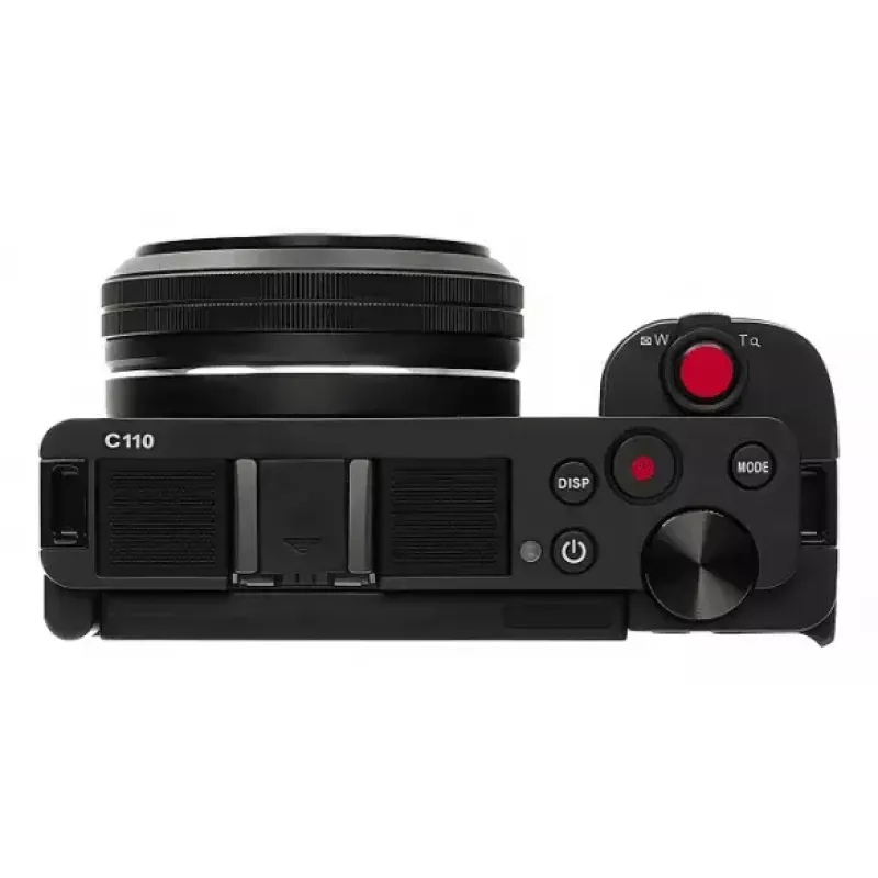 Kompaktkaamera AgfaPhoto Realishot C110 — 24 MP, 1/3,06-tolline CMOS, 3x optiline suum, 4K, Wi‑Fi, 2,8-tolline puuteekraan, must