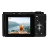 Kompaktkaamera AgfaPhoto Realishot C110 — 24 MP, 1/3,06-tolline CMOS, 3x optiline suum, 4K, Wi‑Fi, 2,8-tolline puuteekraan, must