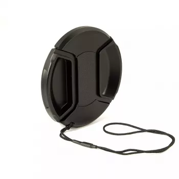 Objektiivikork Kaiser Fototechnik Snap-On 58 mm must läbimõõt 5,8 cm