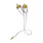 Audio kaabel Inakustik 003100015 1,5 m 3,5 mm 2xRCA valge