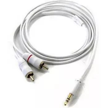 RCA helikaabel Inakustik 3m 2 x RCA 3.5mm Valge