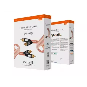 Audio kaabel Inakustik 00304107 0.75m RCA Transparent