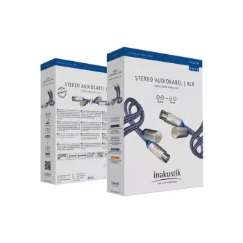 Helikaabel Inakustik 00405007 0,75 m XLR-isane – XLR-emane, vask