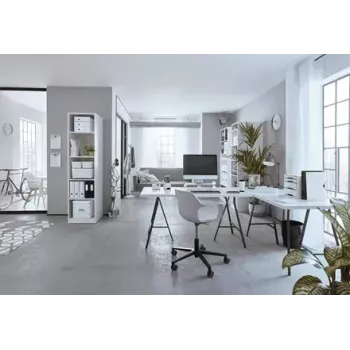 Leitz WOW A4 kirjutusalus, metall, polüstürool, valge