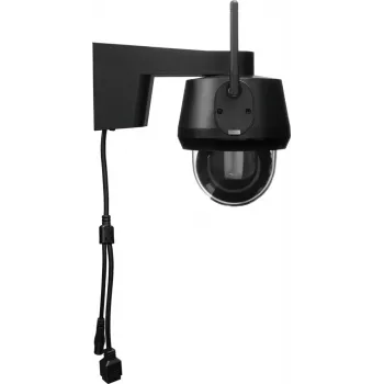 IP-kuppel-turvakaamera ABUS PPIC52520B Välispaigaldusega Juhtmega ja juhtmevaba 4K 3840x2160 8MP 4 mm 1/2.8-tolline CMOS Seinapaigaldus Must