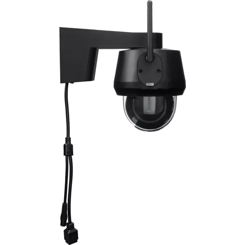 IP-kuppel-turvakaamera ABUS PPIC52520B Välispaigaldusega Juhtmega ja juhtmevaba 4K 3840x2160 8MP 4 mm 1/2.8-tolline CMOS Seinapaigaldus Must