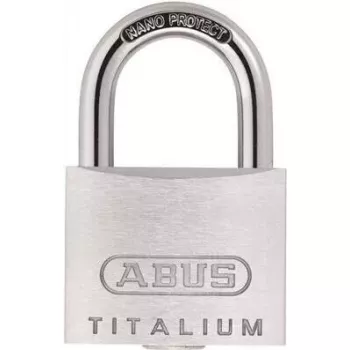 ABUS Titalium 64TI/40 tabalukk, komplekt 4 ühtse lukustusega, 5 võtit, 40 mm sang