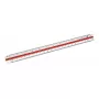 Joonlaud Wedo 52 55001 300 mm plastik punane valge 1 tk