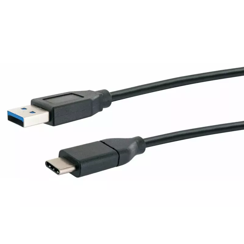 USB-kaabel Schwaiger CK 3141 USB 3.2 Gen 1 1m USB A USB C Must