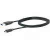 USB-kaabel Schwaiger CK 3141 USB 3.2 Gen 1 1m USB A USB C Must