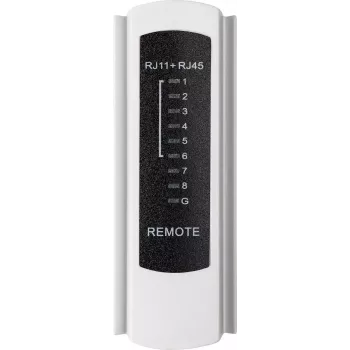 Võrgukaabli tester Schwaiger NWM1 531 RJ-11 RJ-45 Must Valge