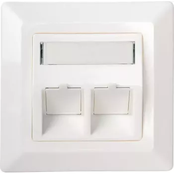 Nurgapistik Schwaiger NKSD2 532 Valge RJ-45