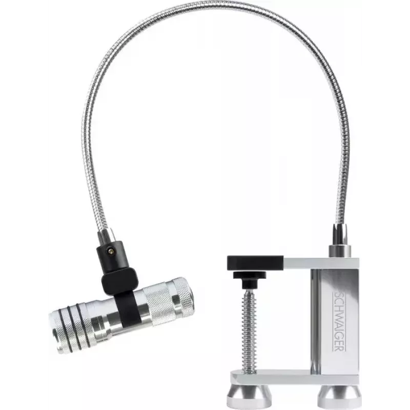 Grill light Schwaiger GLED0030 Must Silver Aluminium Rubber aku 0.5W