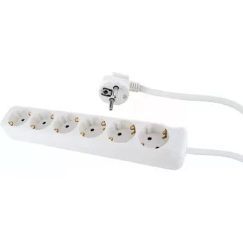 Pikendusjuhe Schwaiger STSL0614 1,4 m 6 pistikupesaga siseruumidesse valge