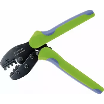Kaablikrimper Schwaiger SOZG0100 Must Sinine Roheline 444g