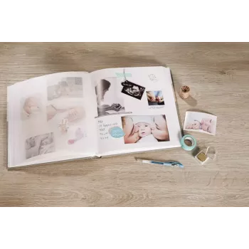 Fotoalbum Walther Design Baby Dreamtime Brown Rose 50 sheets
