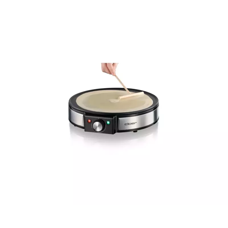 Cloer 6630 Kreppimasin 2 Kreppi Must Roostevaba Teras 30 cm