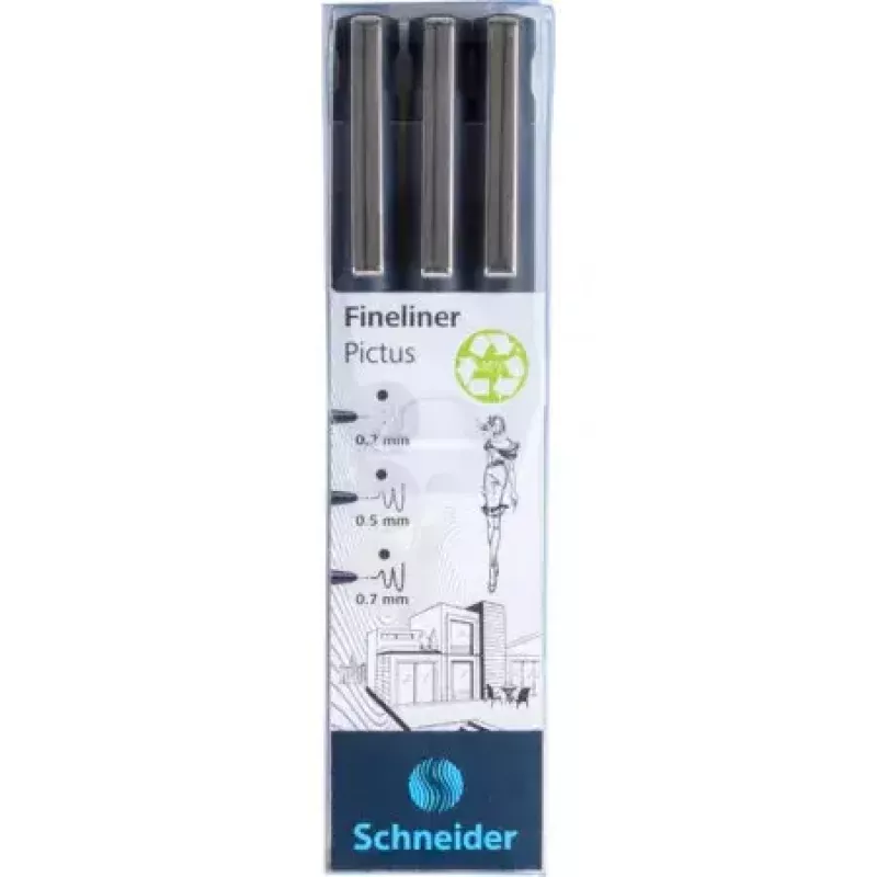 Peenemarker Schneider Pictus Must 3 tk