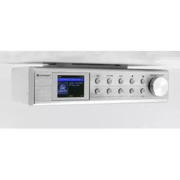 Internetiraadio Soundmaster IR1500SI — DAB+/FM digitaaltuuner, 3 W, 2-tolline TFT-ekraan, hõbedane