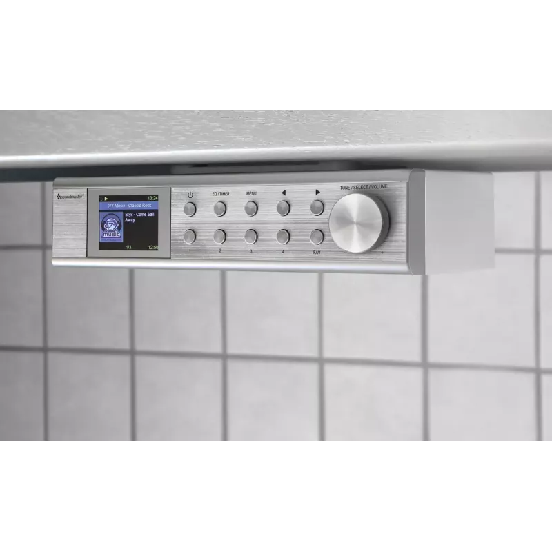 Internetiraadio Soundmaster IR1500SI — DAB+/FM digitaaltuuner, 3 W, 2-tolline TFT-ekraan, hõbedane