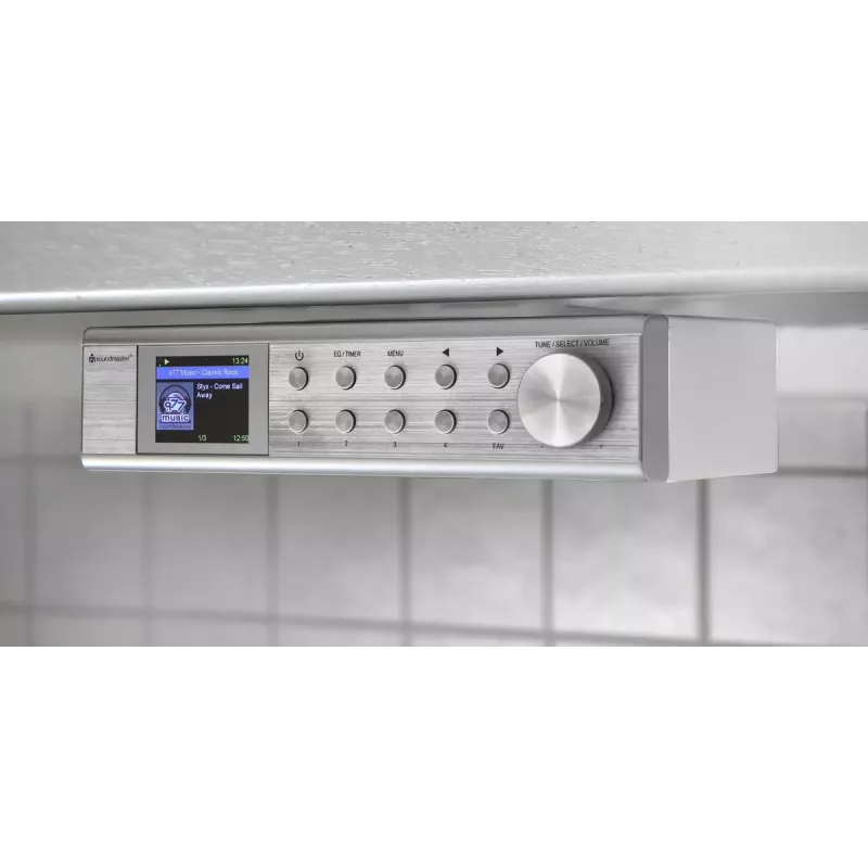 Internetiraadio Soundmaster IR1500SI — DAB+/FM digitaaltuuner, 3 W, 2-tolline TFT-ekraan, hõbedane