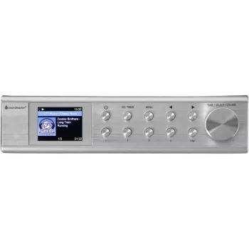 Internetiraadio Soundmaster IR1500SI — DAB+/FM digitaaltuuner, 3 W, 2-tolline TFT-ekraan, hõbedane