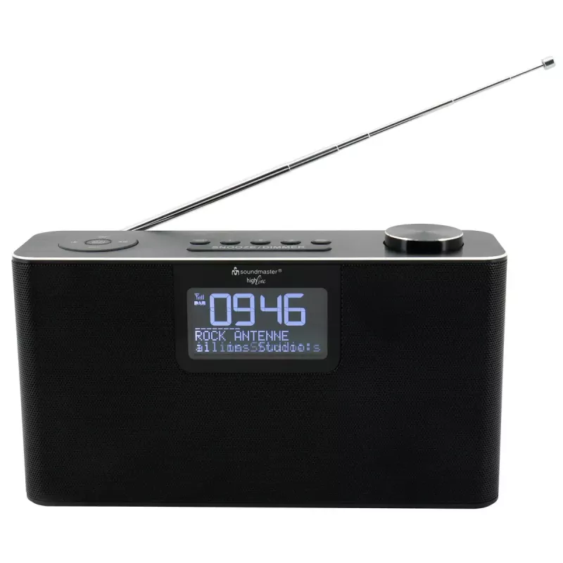 Isiklik raadio Soundmaster DAB700SW — analoog- ja digituuner, DAB+ / FM, 12 W, 2,9-tolline LCD, MicroSD, must