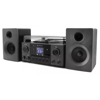 Kodune helisüsteem Soundmaster MCD1950SW — 20 W RMS, DAB+/FM, CD/MP3 taasesitus, 3,5 mm aux, vahelduvvoolutoide (must)