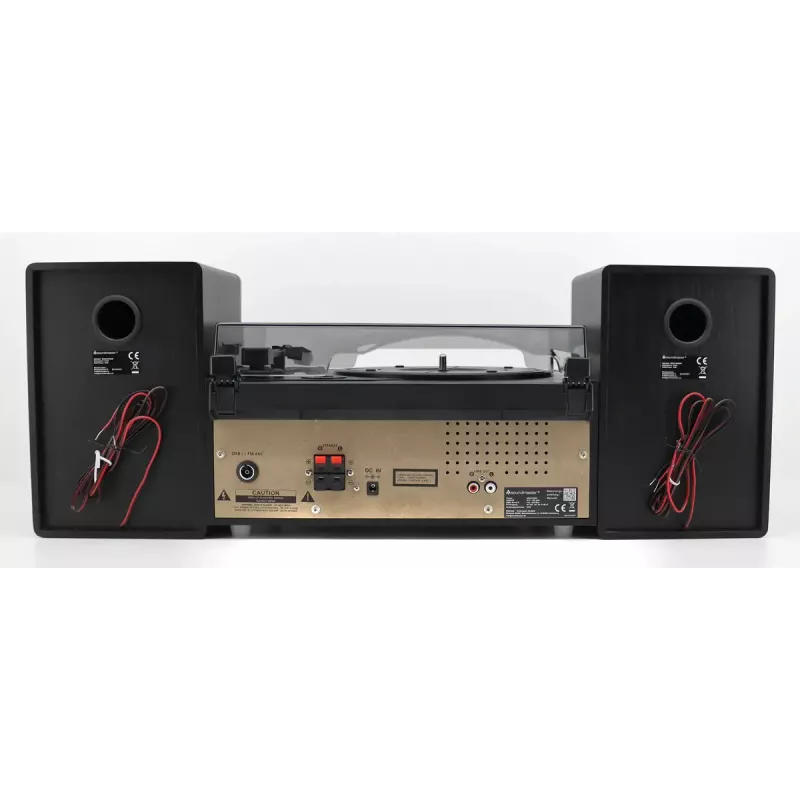 Kodune helisüsteem Soundmaster MCD1950SW — 20 W RMS, DAB+/FM, CD/MP3 taasesitus, 3,5 mm aux, vahelduvvoolutoide (must)