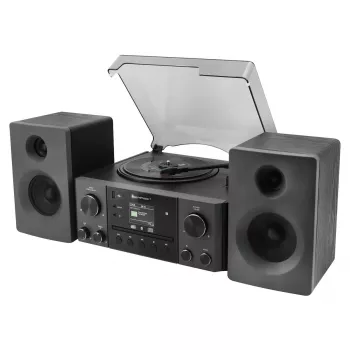Kodune helisüsteem Soundmaster MCD1950SW — 20 W RMS, DAB+/FM, CD/MP3 taasesitus, 3,5 mm aux, vahelduvvoolutoide (must)