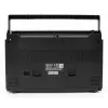 Kaasaskantav kassetimängija Soundmaster RR20SI — FM/MW/SW raadio, 3 W RMS, 3,5 mm kõrvaklapid, must/hõbedane