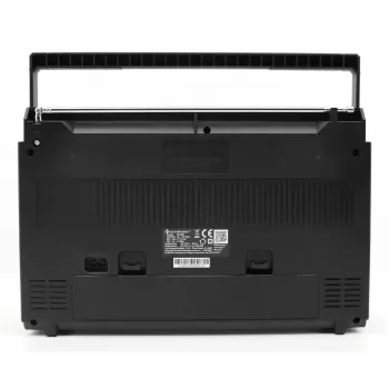 Kaasaskantav kassetimängija Soundmaster RR20SI — FM/MW/SW raadio, 3 W RMS, 3,5 mm kõrvaklapid, must/hõbedane