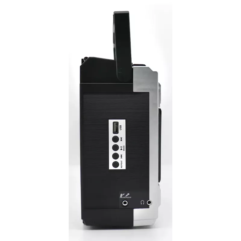 Kaasaskantav kassetimängija Soundmaster RR20SI — FM/MW/SW raadio, 3 W RMS, 3,5 mm kõrvaklapid, must/hõbedane
